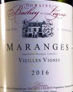 2016 Bachey-Legros Maranges