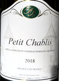 2018 Domaine Besson Petit Chablis