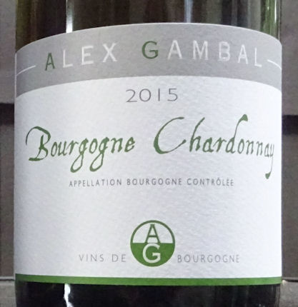 Gambal 2015 Bourgogne Chardonnay